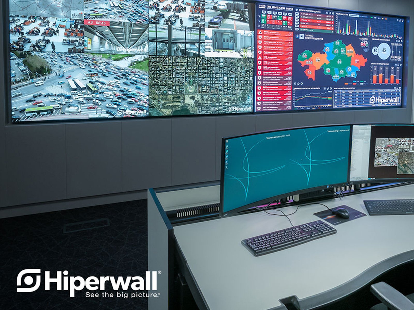 Hiperwall-control-room