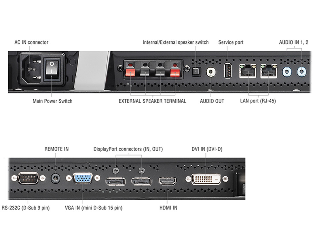 Datasheet for NEC MultiSync® X554HB - Sharp Display