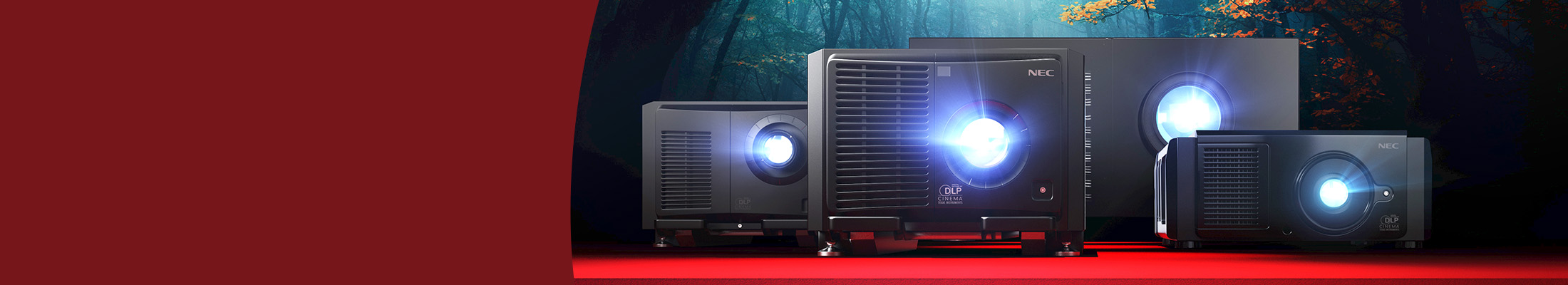 The Sharp line up of digital cinema projectors