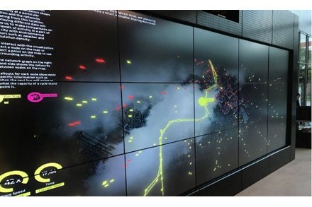 NEC MultiSync® X555UNS-PG video wall