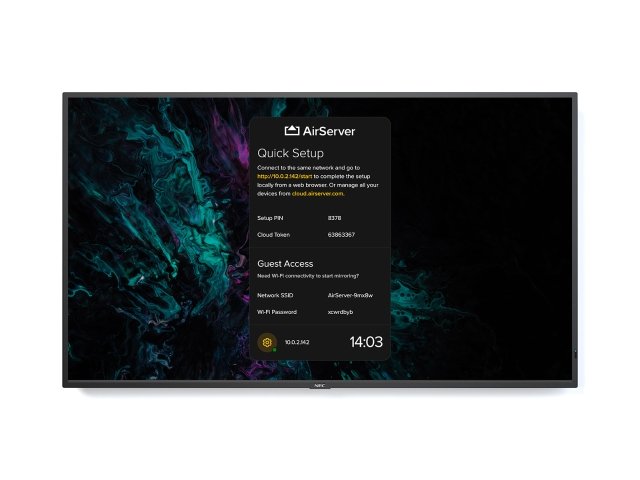 NEC MultiSync® ME501 AirServer